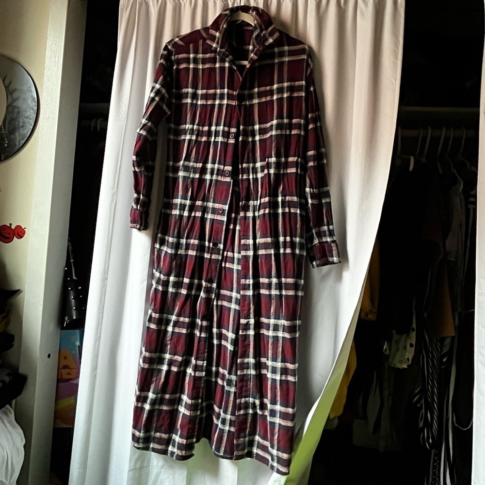 flannel dress